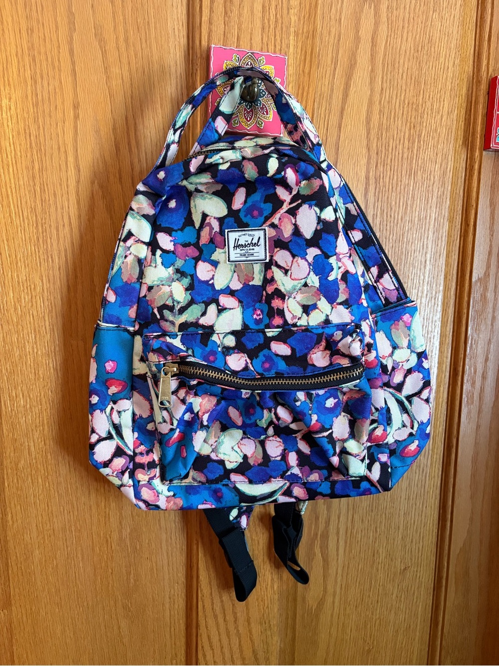 Herschel Floral Blue Mini Backpack